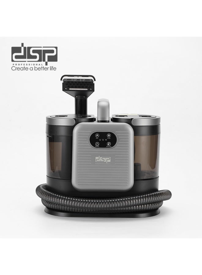 دي اس بي جهاز تنظيف البقع بالبخار الاحترافي DSP 4 في 1، بقدرة 1650 واط، وقوة شفط 14 كيلو باسكال، وتعقيم فوري بالبخار بدرجة حرارة عالية تصل إلى 221 درجة فهرنهايت، مع تنبيه صوتي، وخزان سعة 1.6 لتر. - Image 3